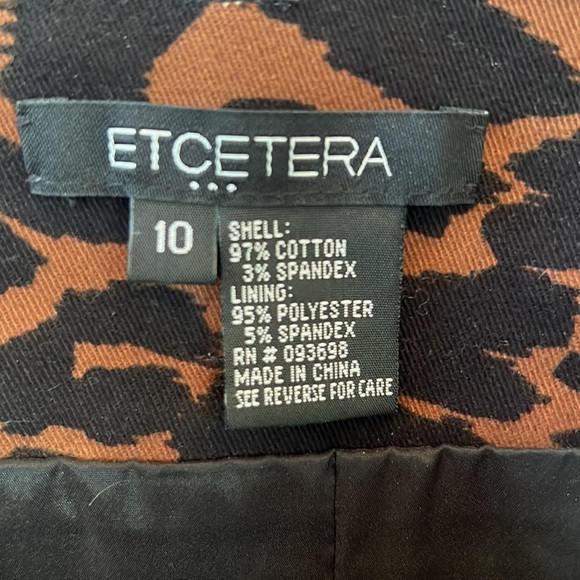 Etcetera leopard print skirt - Picture 3 of 4